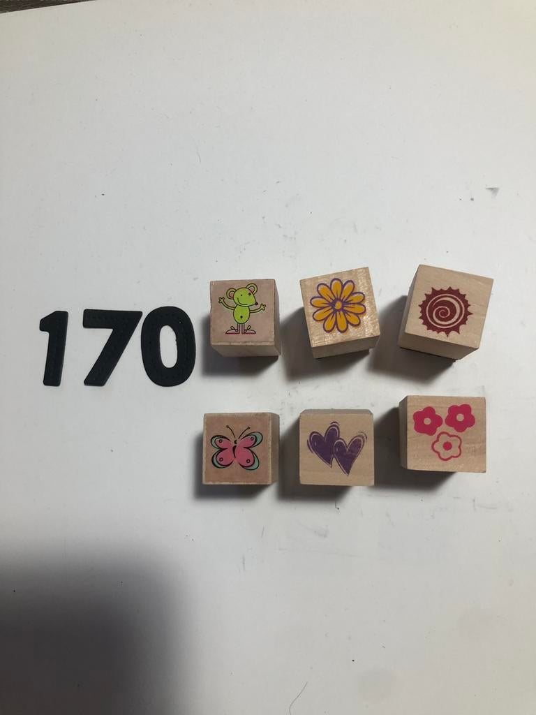 Houten stempels deel 1, Ophalen of Verzenden, Zo goed als nieuw, Houten stempel