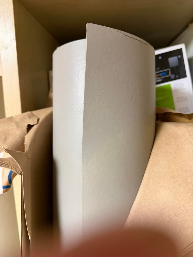 MARMOLEUM VT WONEN kl-117 COUPON  130 x200, Huis en Inrichting, Stoffering | Vloerbedekking, Ophalen, Grijs, Overige typen, Nieuw