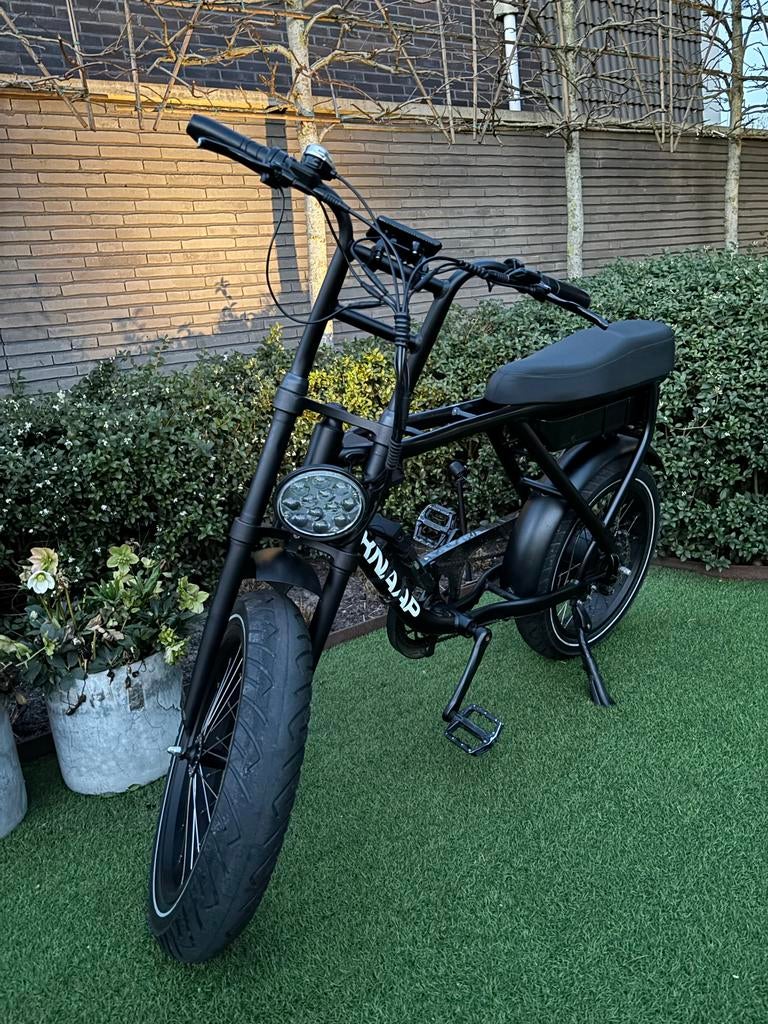 Knaap AMS X Fatbike - Zwart - Goed Onderhouden, Fietsen en Brommers, Elektrische fietsen, Zo goed als nieuw, 59 cm of meer, 30 tot 50 km per accu