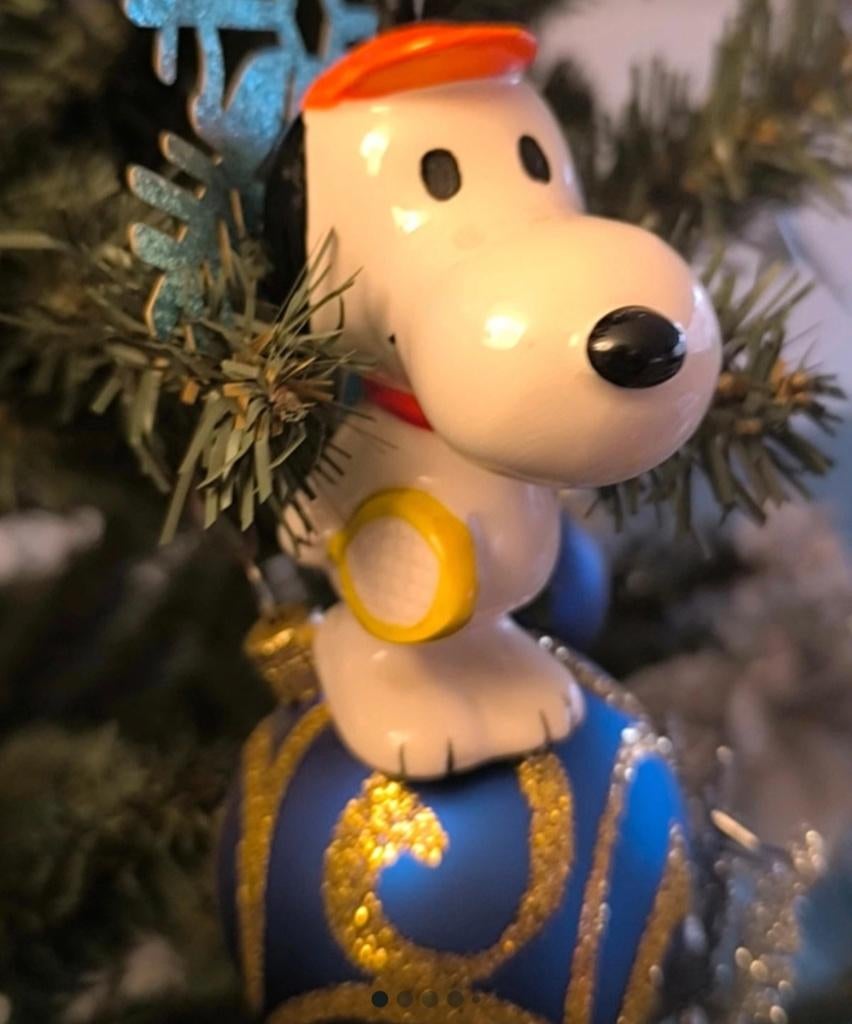 Snoopy Vintage kerstornament uit de jaren 60/70, Ophalen of Verzenden, Overige typen