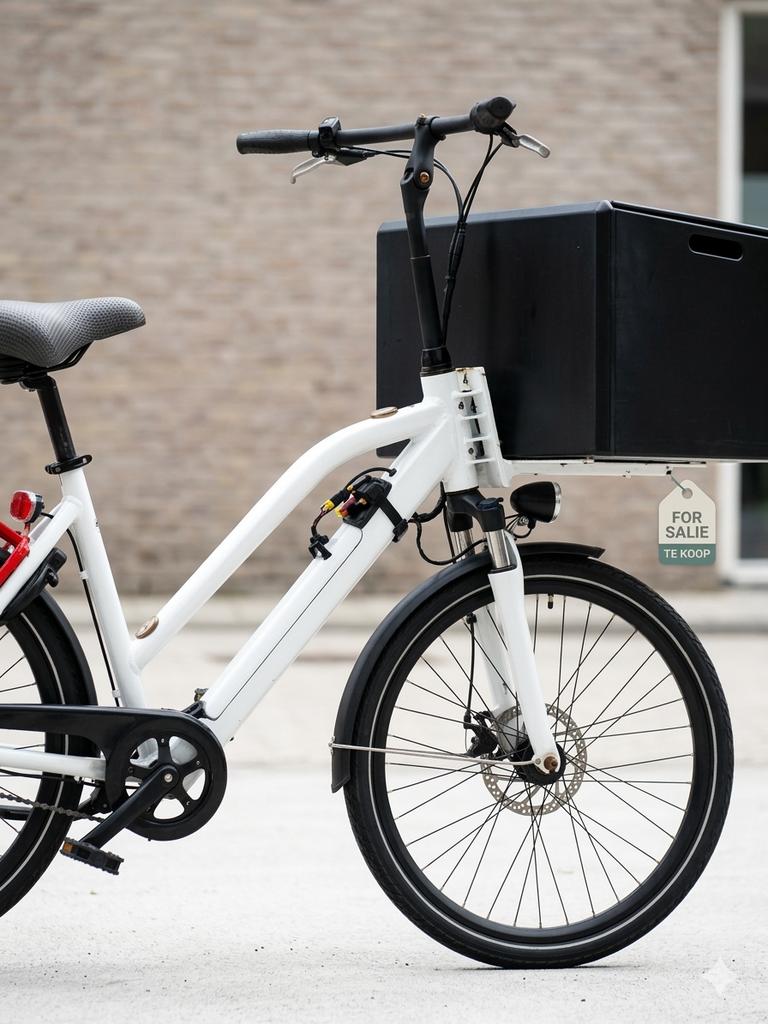 Bezorgfiets defect (zonder accu) - voor klusser/onderdelen, Fietsen en Brommers, Elektrische fietsen, Ophalen, Gebruikt