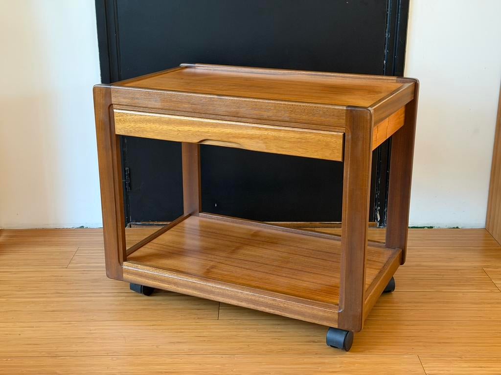 Vintage Deens Teak Audiomeubel/ Televisiemeubel/ Trolley, Huis en Inrichting, Kasten | Televisiemeubels, Ophalen, 50 tot 100 cm