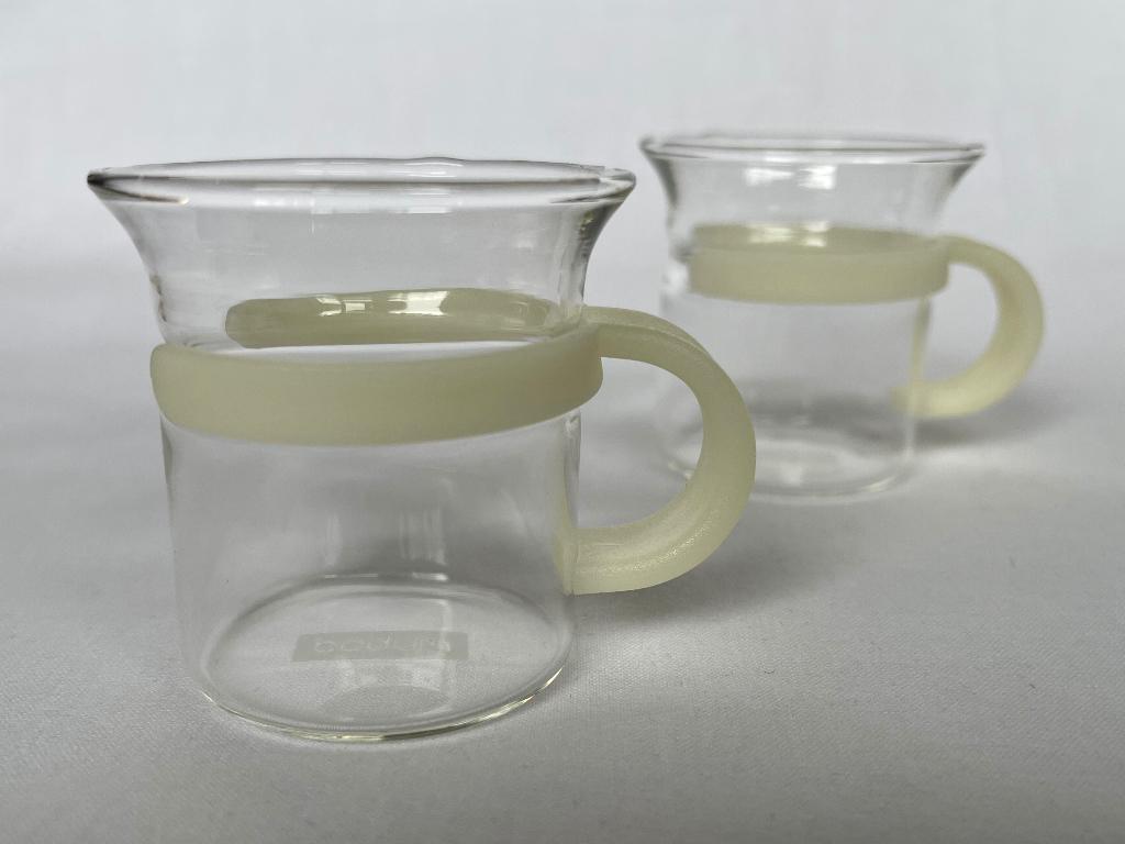 vintage design espresso glaasjes van Bodum (jaren 80), Huis en Inrichting, Keuken | Servies, Glas of Glazen, Nieuw, Ophalen of Verzenden