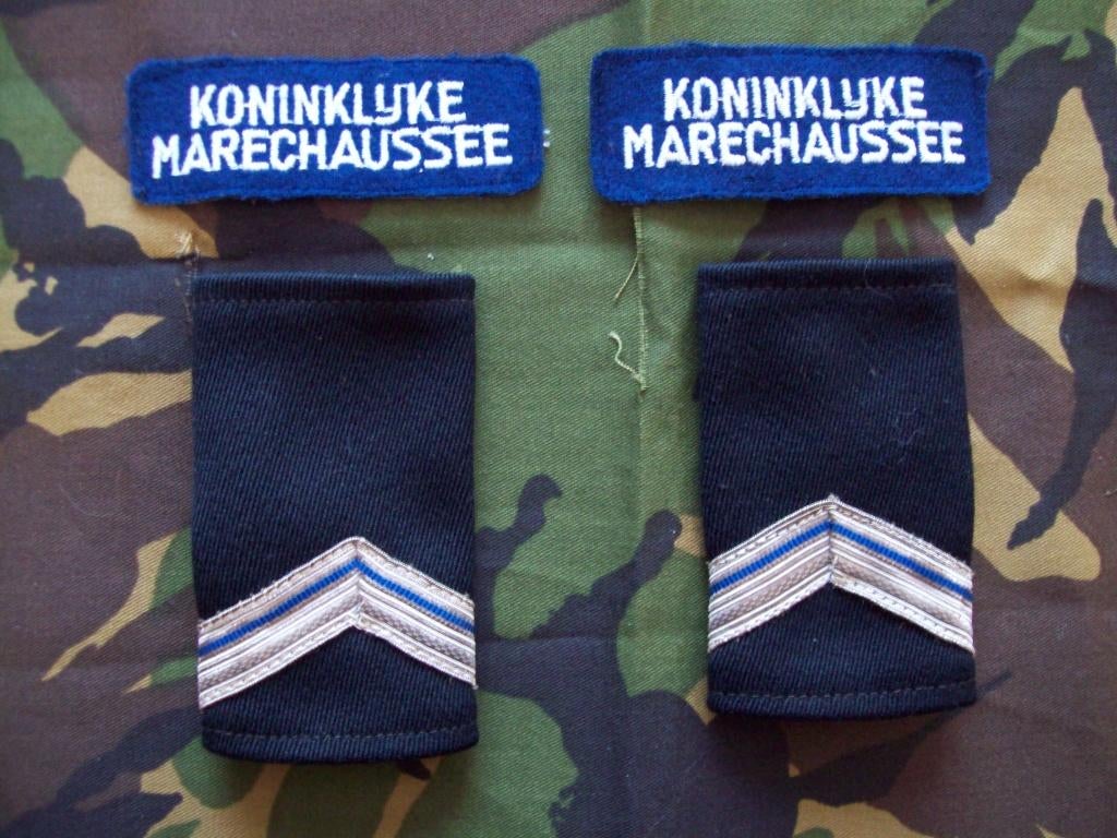 Lotje rangen en emblemen Kmar, Verzenden, Marechaussee, Nederland, Embleem of Badge
