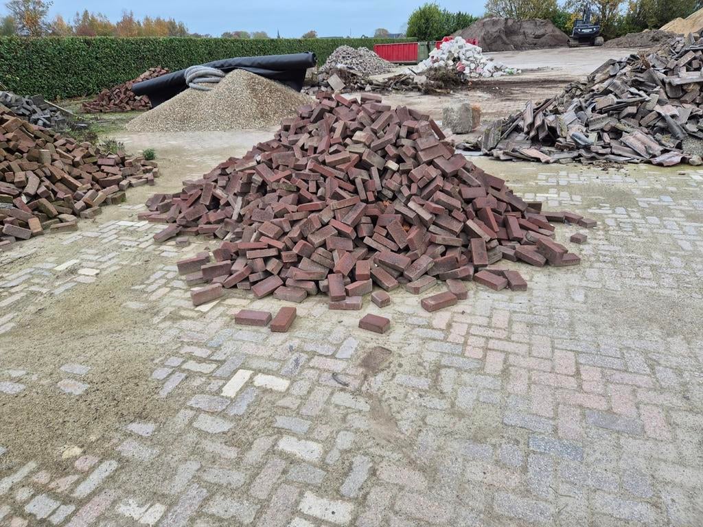 Gebakken klinker Waalformaat 30 m2, Ophalen