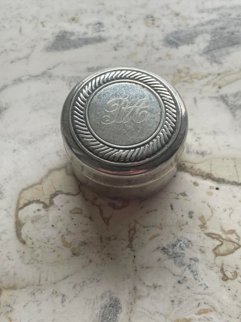 Zilveren pillen doosje, Ophalen of Verzenden, Zilver