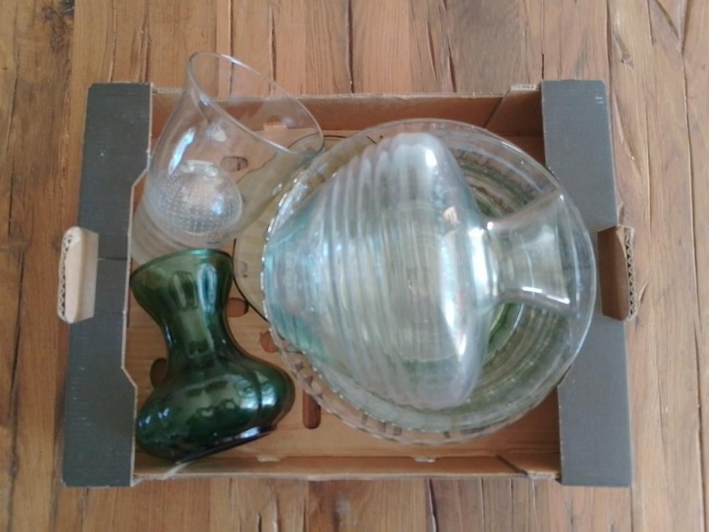 Partij glas van Copier Leerdam te koop oa uitje en spijkerva, Ophalen of Verzenden