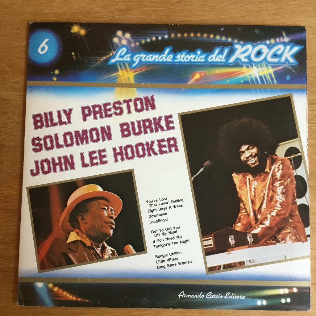 La Grande Storia del Rock - Billy Preston Soloman Burke John, Ophalen, 1960 tot 1980, Gebruikt, 12 inch