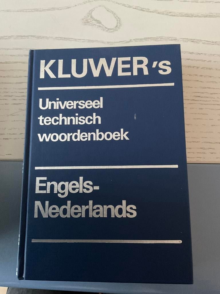 Technische woordenboeken, Kluwer’s., Boeken, Ophalen, Zo goed als nieuw, Overige uitgevers