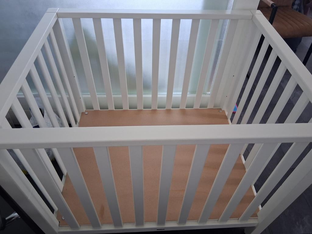 TWF Box Timo Zonder Lade Mat Wit, Ophalen, Zo goed als nieuw, Rechthoekig, In hoogte verstelbaar