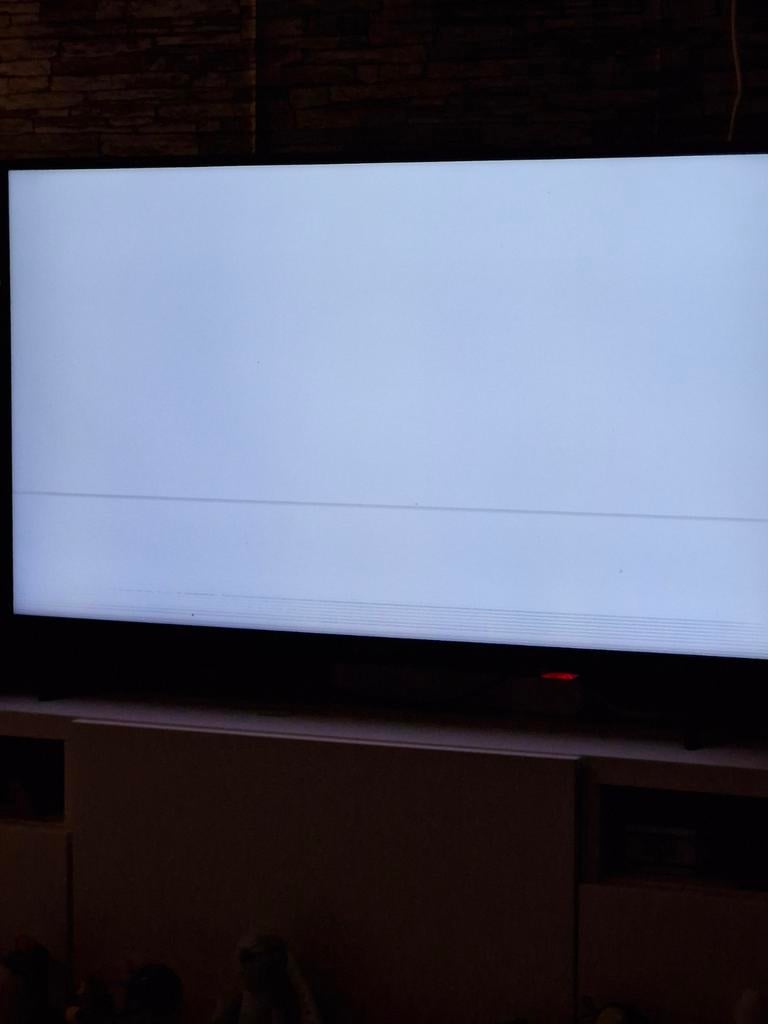 Samsung 43 inch 4K smart tv met schermdefect, werkt wel., Ophalen, 100 cm of meer, 50 Hz, Samsung