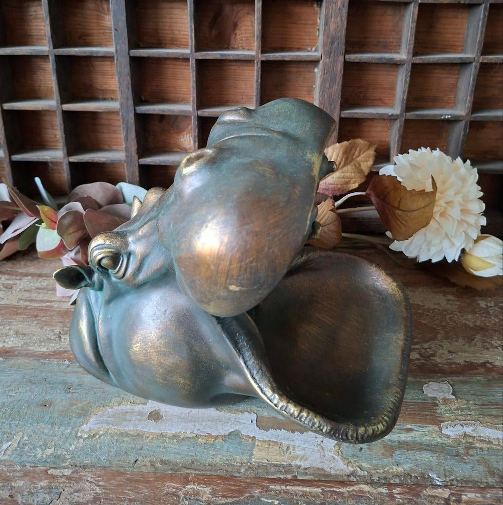 Prachtig nijlpaardbeeld Dutch Style!, Ophalen of Verzenden, Nieuw