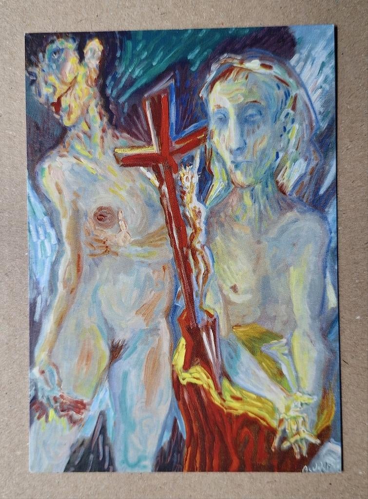 Aad de Haas - Verzoeking van de Heilige Antonius, Ophalen of Verzenden, 1980 tot heden, Ongelopen, Overige thema's