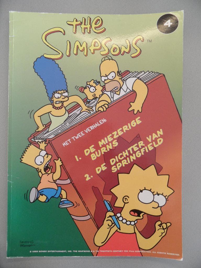 The Simpsons. Nr 4. Met twee verhalen. 1999., Eén stripboek, Ophalen of Verzenden, Gelezen