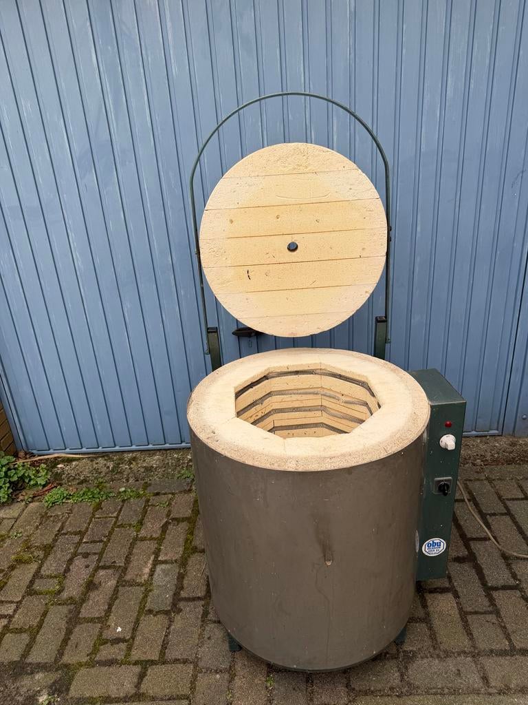 Keramiekoven OBU Ovenbouw 220V met accessoires, Ophalen, Gebruikt