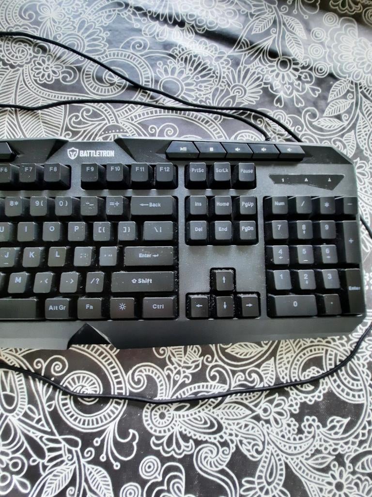 Laptop Gaming Toetsenbord Battletron, Computers en Software, Toetsenborden, Battletron, Gaming toetsenbord, Nieuw, Ophalen of Verzenden