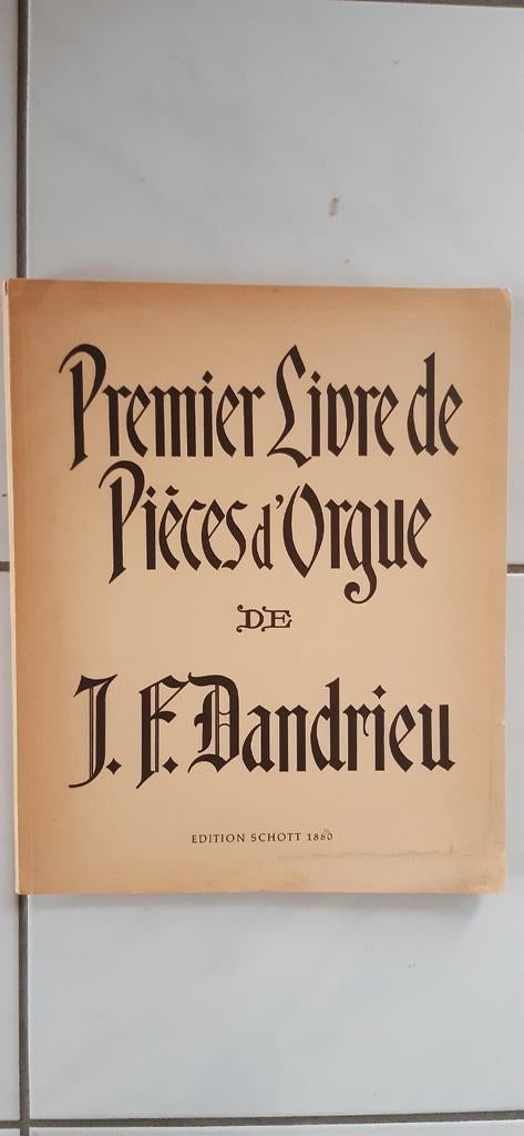 Bladmuziek orgel gevorderd:Clerambault  Buxtehude  Handel, Orgel, Gebruikt, Klassiek, Ophalen of Verzenden
