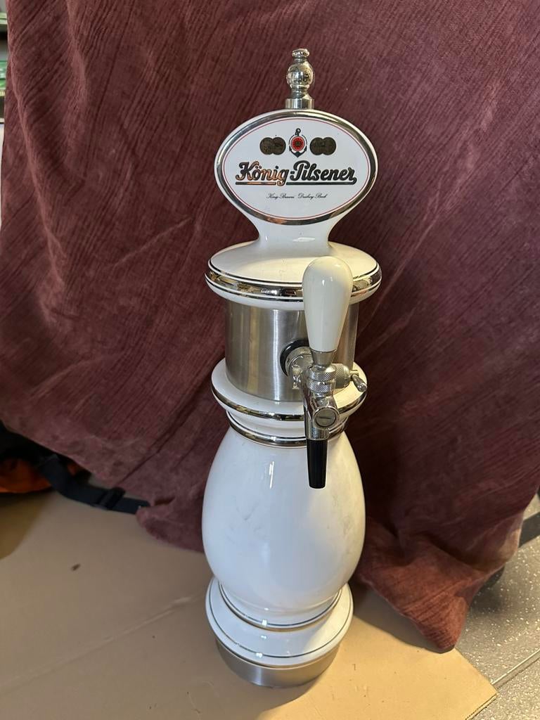 Tapzuil porselein König Pilsener 1 kraans, Ophalen, Gebruikt