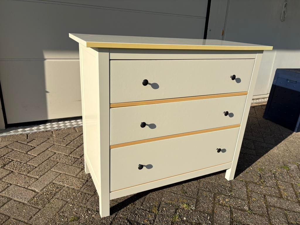Mooie Hemnes ladenkast IKEA, in zeer goede staat!, Ophalen, 100 tot 150 cm, Zo goed als nieuw, 3 of 4 laden