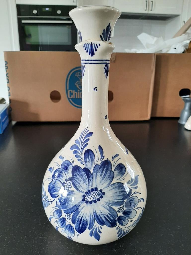 Delfts blauwe vaas met stop, Antiek en Kunst, Ophalen of Verzenden