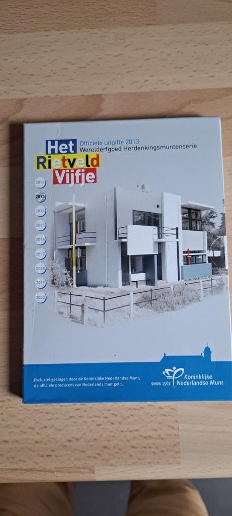 Van Rietveld vijfje PROOF, Ophalen of Verzenden, Koningin Beatrix, Euro's