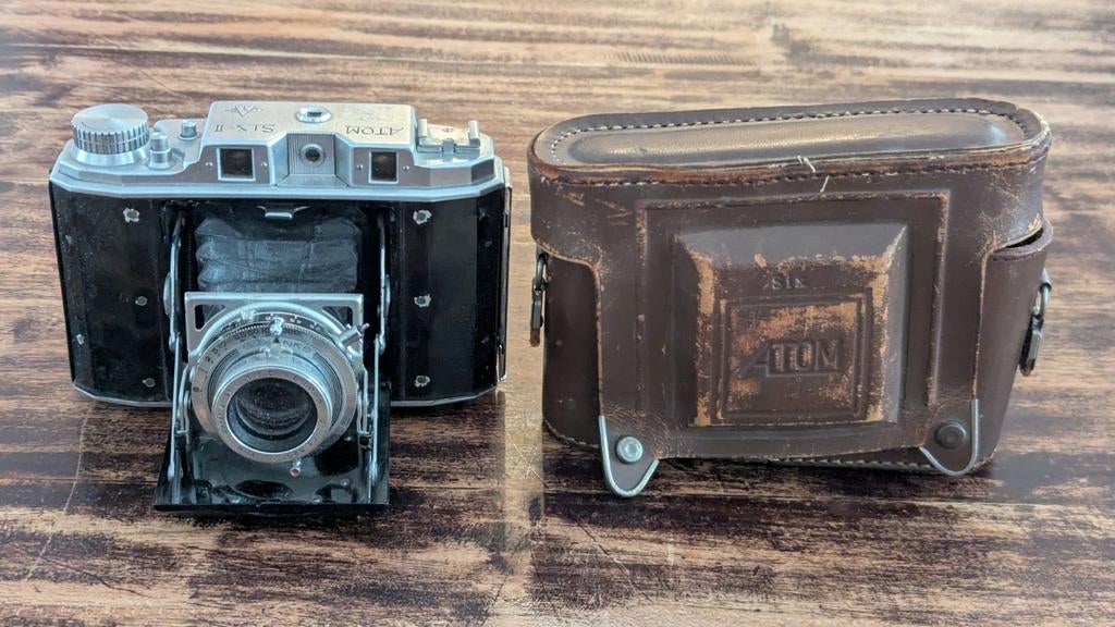 Atom Six-II meetzoeker camera 6x6, Ophalen, Voor 1940, Fototoestel