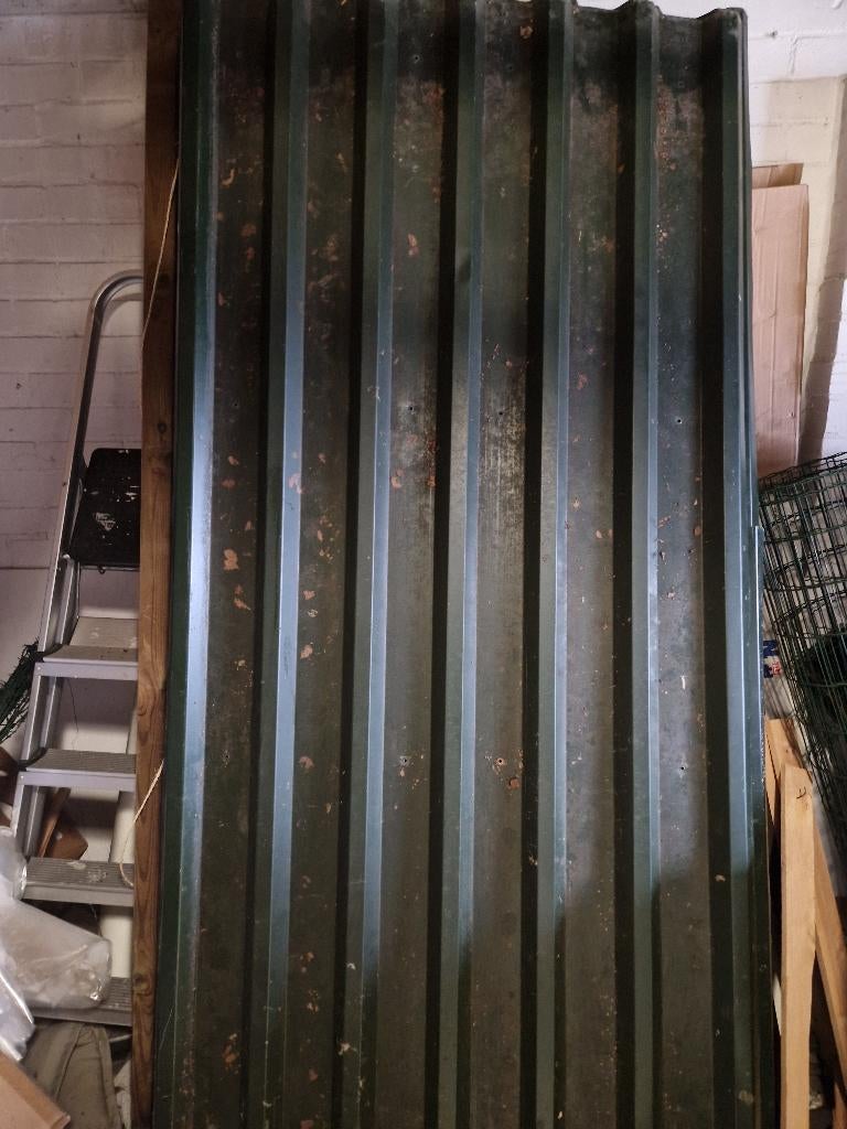 Damwand platen groen, ongeveer 15m2, gebruikt, Ophalen, Nieuw