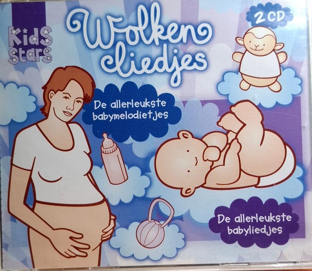 Wolkenliedjes baby liedjes en melodietjes 2cd KRASVRIJ