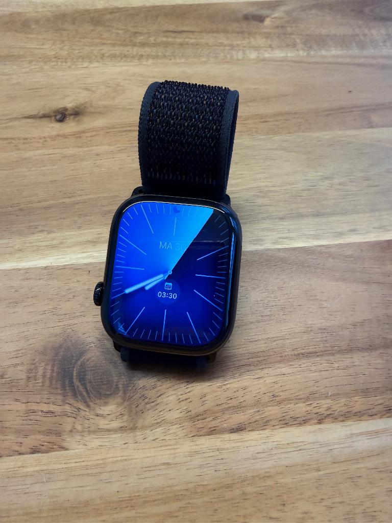 Apple Watch series 10 TITANIUM (46 mm) met trailbandje, Apple Watch ⌚️, Conditie, Zwart, IOS