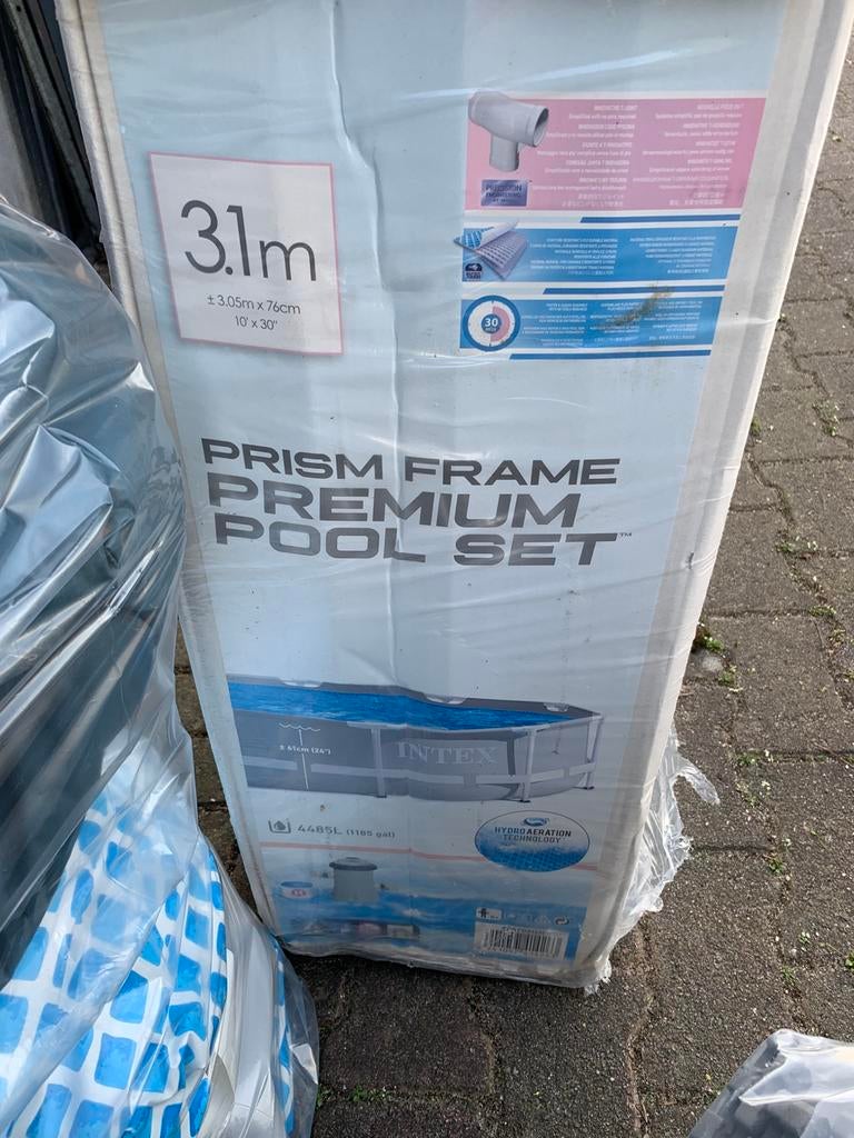 Buizenframe zwembad 305cm, Ophalen, Zo goed als nieuw, Opzetzwembad, Rechthoekig