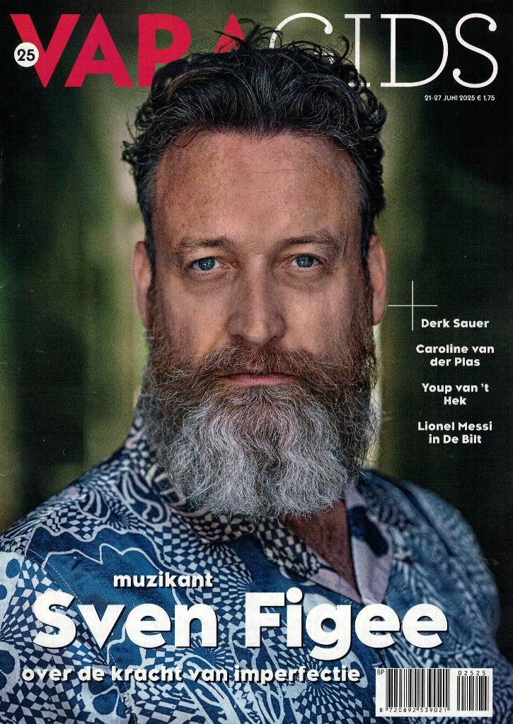 Sven Figee in VARA Gids - 21 t/m 27 juni 2025., Boeken, Tijdschriften en Kranten, Ophalen of Verzenden, Zo goed als nieuw, Muziek, Film of Tv