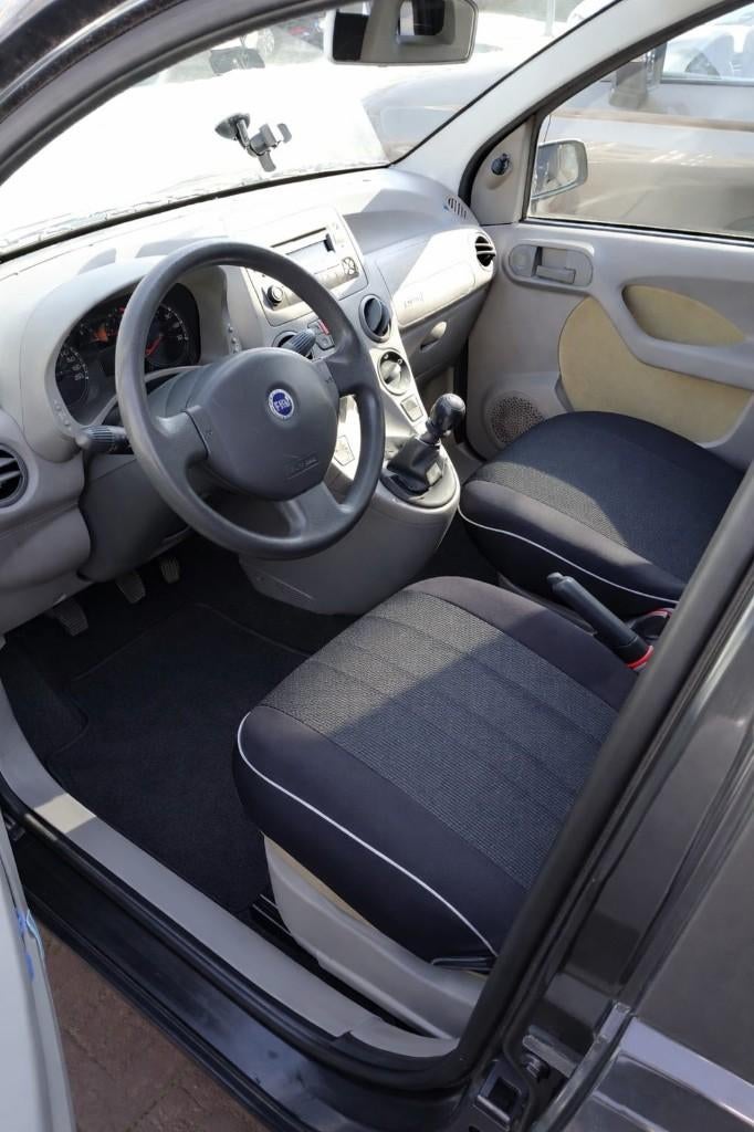 Fiat Panda 1.2 2004 Zwart, Voorwielaandrijving, Stof, Zwart, Origineel Nederlands