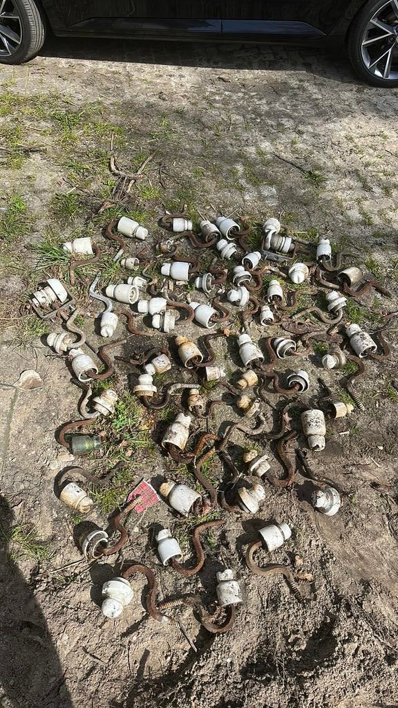 Porselijnen lijnisolatoren, Ophalen