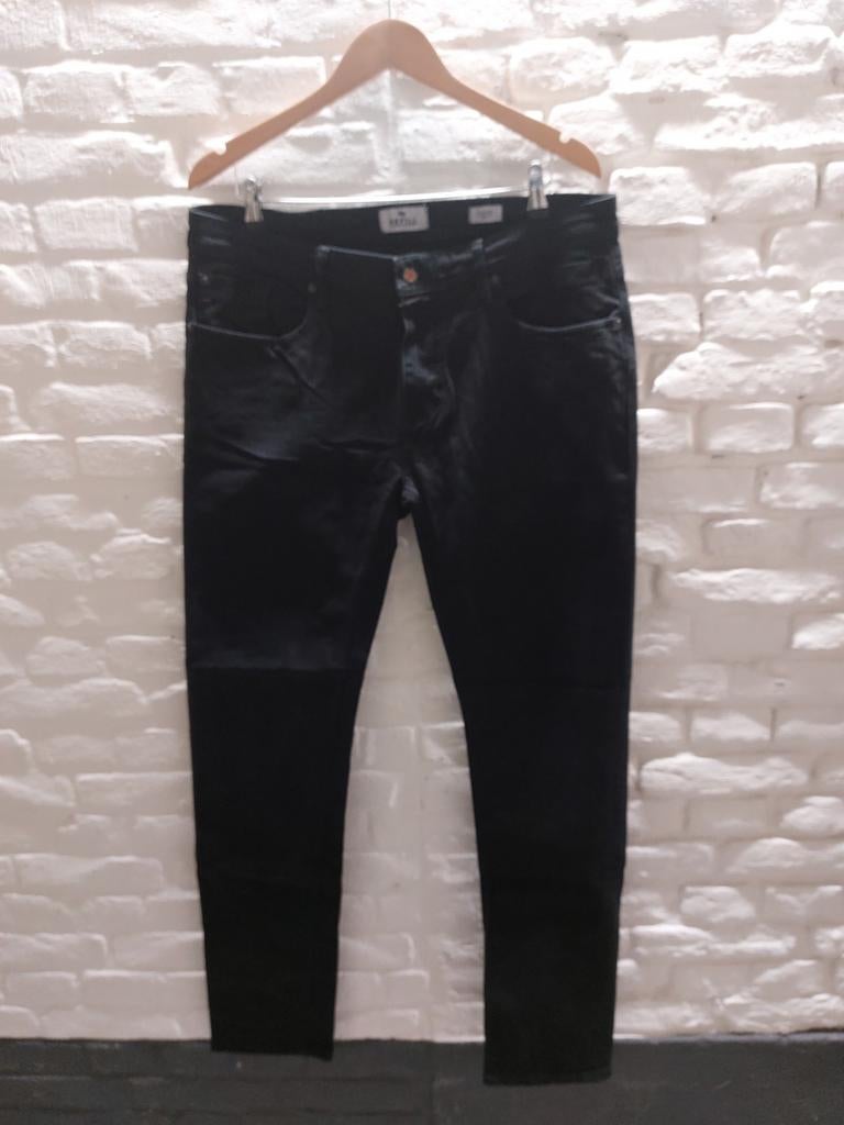 Refill XL Zwarte Jeans, Verzenden, Zwart, Refill, Zo goed als nieuw