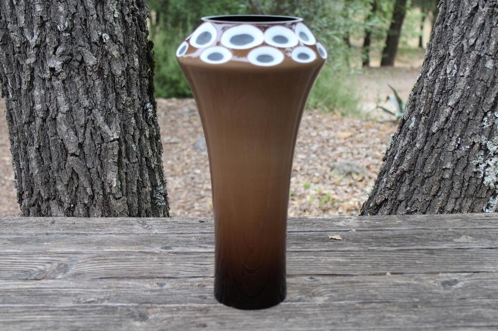 Brocante - Design-vaas in Space Age-stijl, Opaline!, Antiek en Kunst, Kunst | Designobjecten, Ophalen