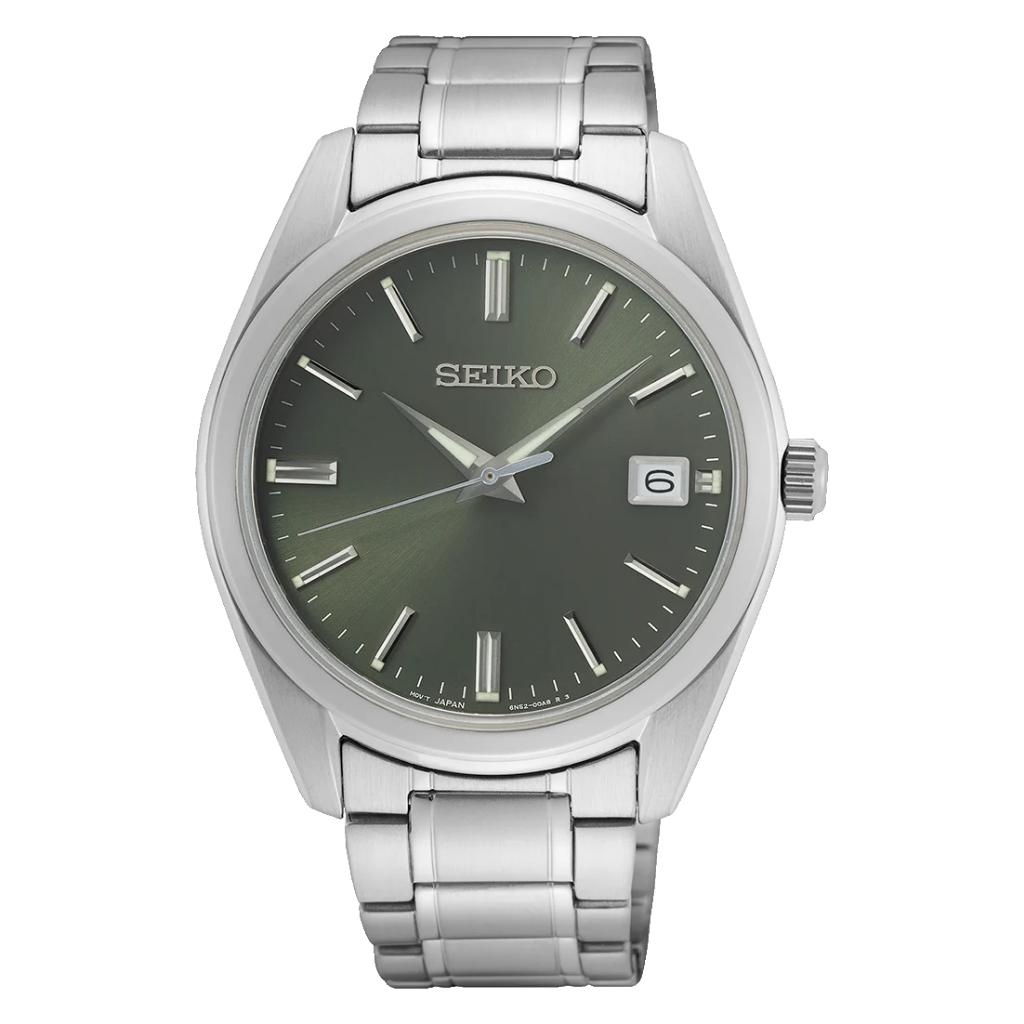 Prachtige Seiko SUR527P1 uit de Classic/Essentials‑lijn., Staal, Polshorloge, Ophalen of Verzenden, Zo goed als nieuw