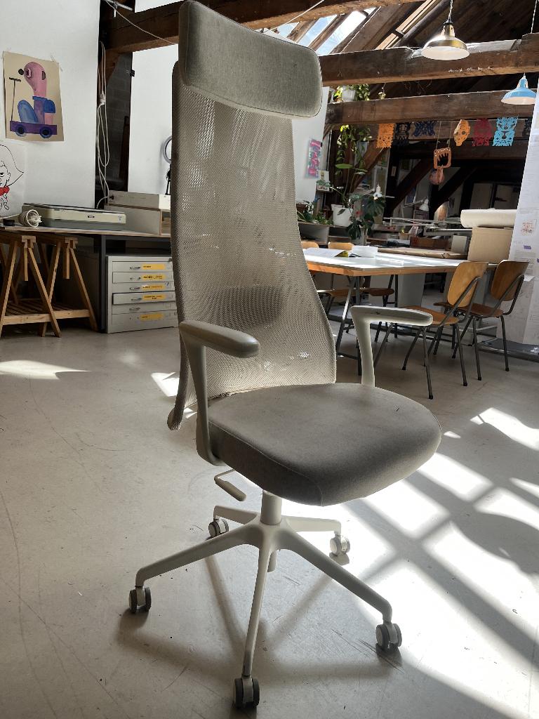 Bureaustoel Gratis, Ophalen, Gebruikt, Wit, Bureaustoel