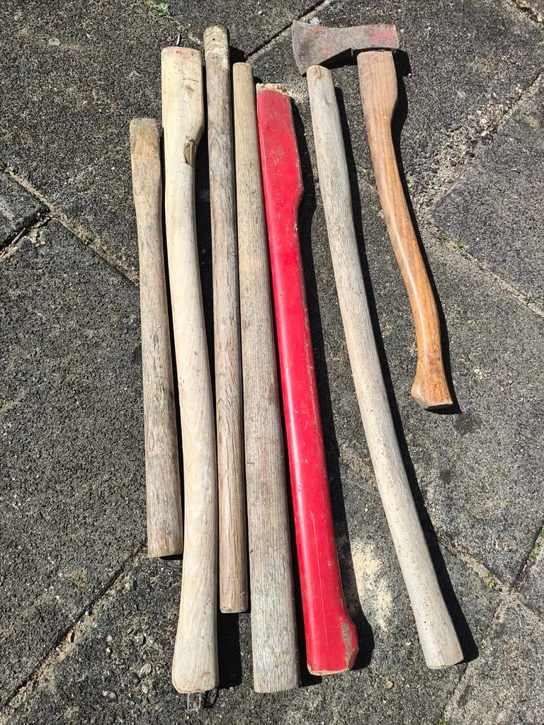 Houten stelen / bijl, Tuin en Terras, Hand-tuingereedschap, Ophalen of Verzenden, Nieuw, Overige soorten