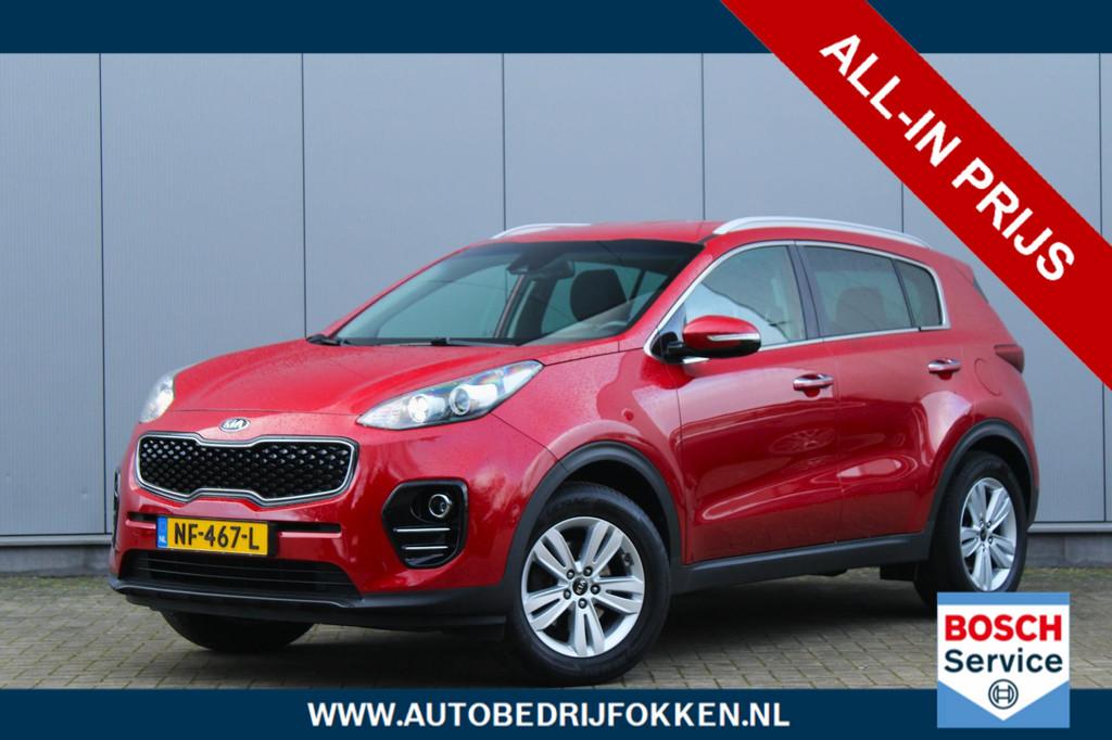 Kia Sportage 1.6 GDI 132pk DynamicLine | Navigatie | Cruise, Voorwielaandrijving, Stof, Gebruikt, 4 cilinders