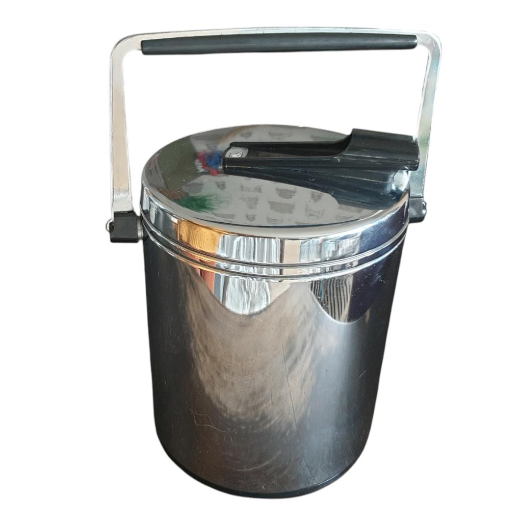 Zojirushi retro vintage ijsemmer zilverkleurig 0304, -, -, Zilver, Ophalen of Verzenden