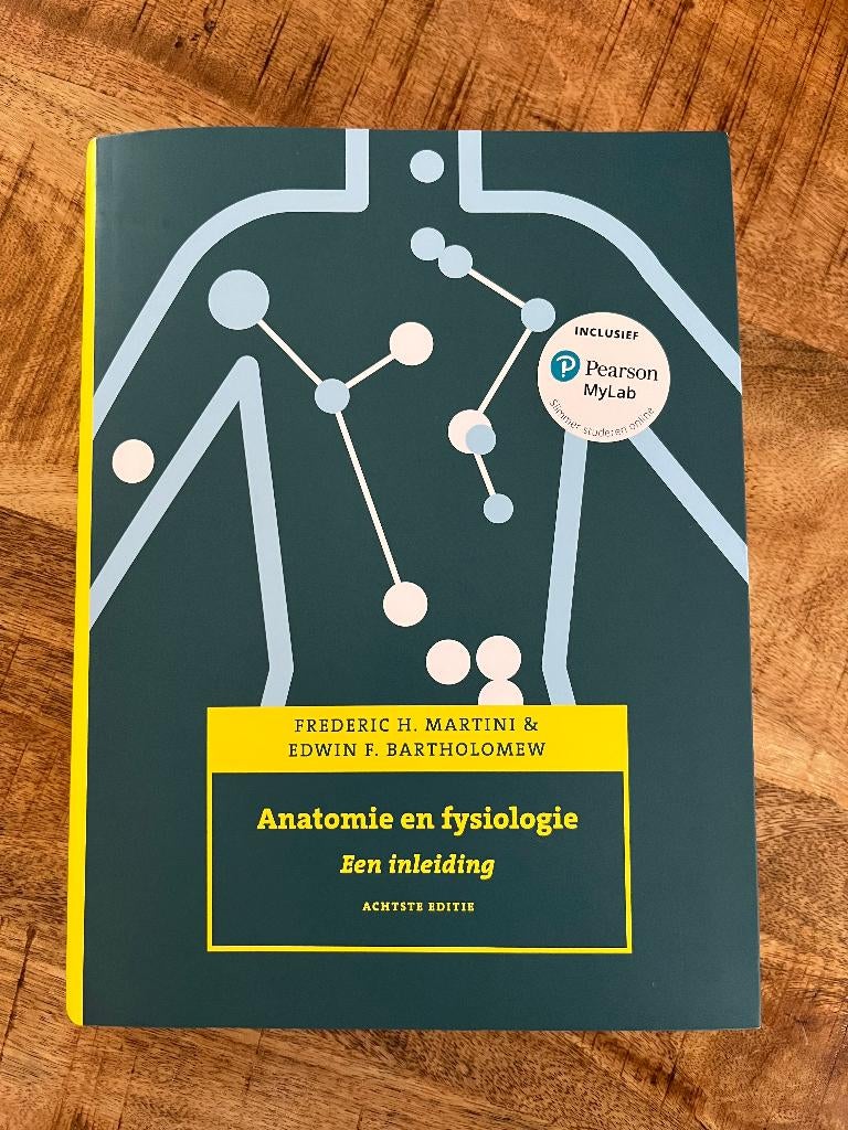 Anatomie en Fysiologie 8e editie - Martini & Bartholomew, Boeken, Studieboeken en Cursussen, Diverse auteurs, Zo goed als nieuw