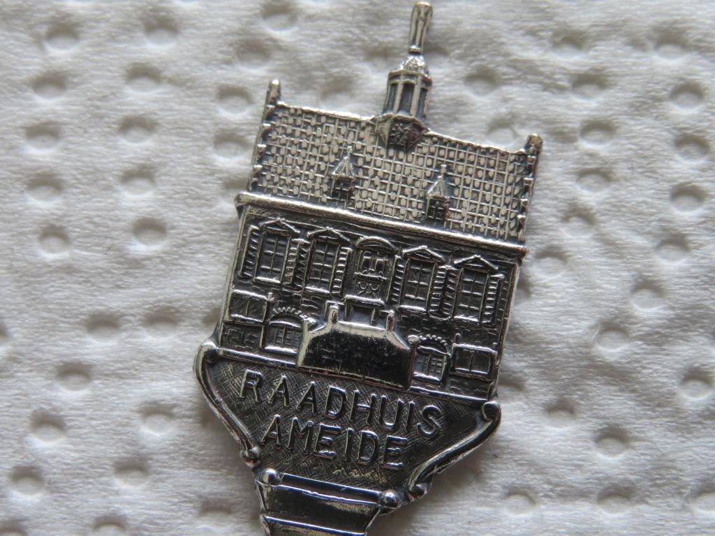 Lepeltje Voormalig Stadhuis Ameide, Verzenden, Zo goed als nieuw, Overige materialen, Bestek