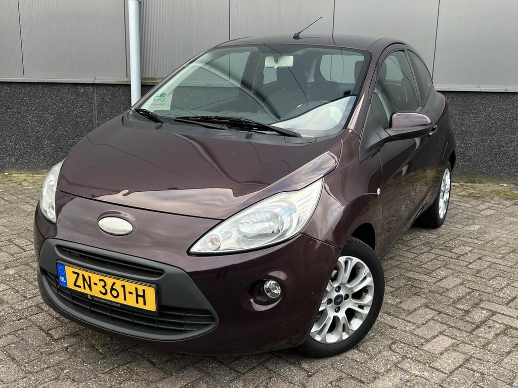 Ford Ka 1.2 Titanium Airco Elek.pakket APK tot 31-1-2027, Voorwielaandrijving, Gebruikt, 1242 cc, 4 stoelen
