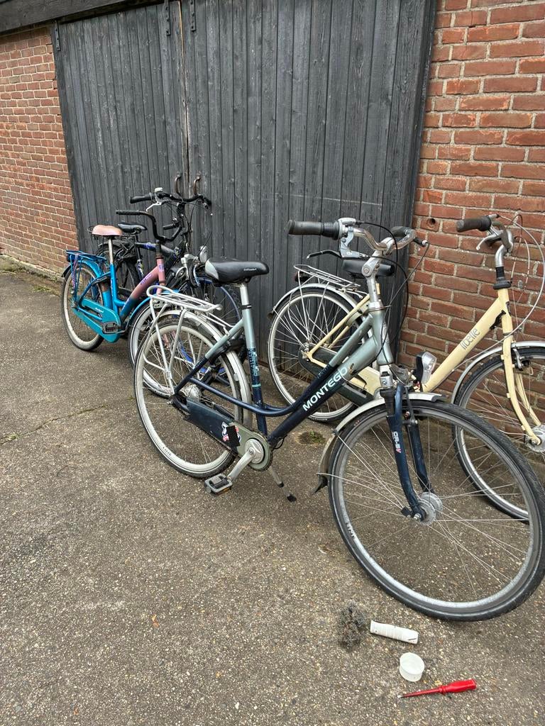 Vier damesfietsen, Montego is in orde, Overige merken, Versnellingen, Ophalen of Verzenden, 53 tot 56 cm
