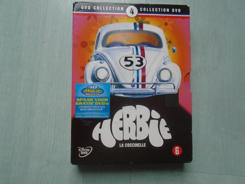 herbie, 4 films, Alle leeftijden, Ophalen of Verzenden, Zo goed als nieuw, Boxset