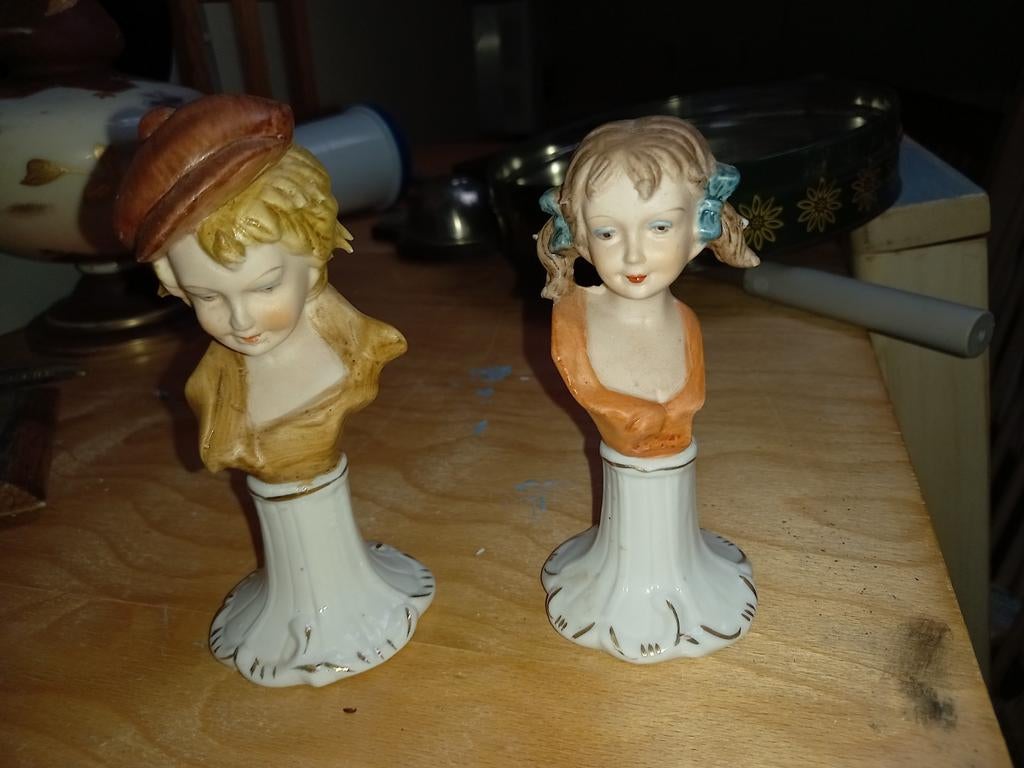 2 prachtige mooi beeldjes 6.50 opgehaald, Verzamelen, Beelden en Beeldjes, Zo goed als nieuw, Dier, Ophalen of Verzenden