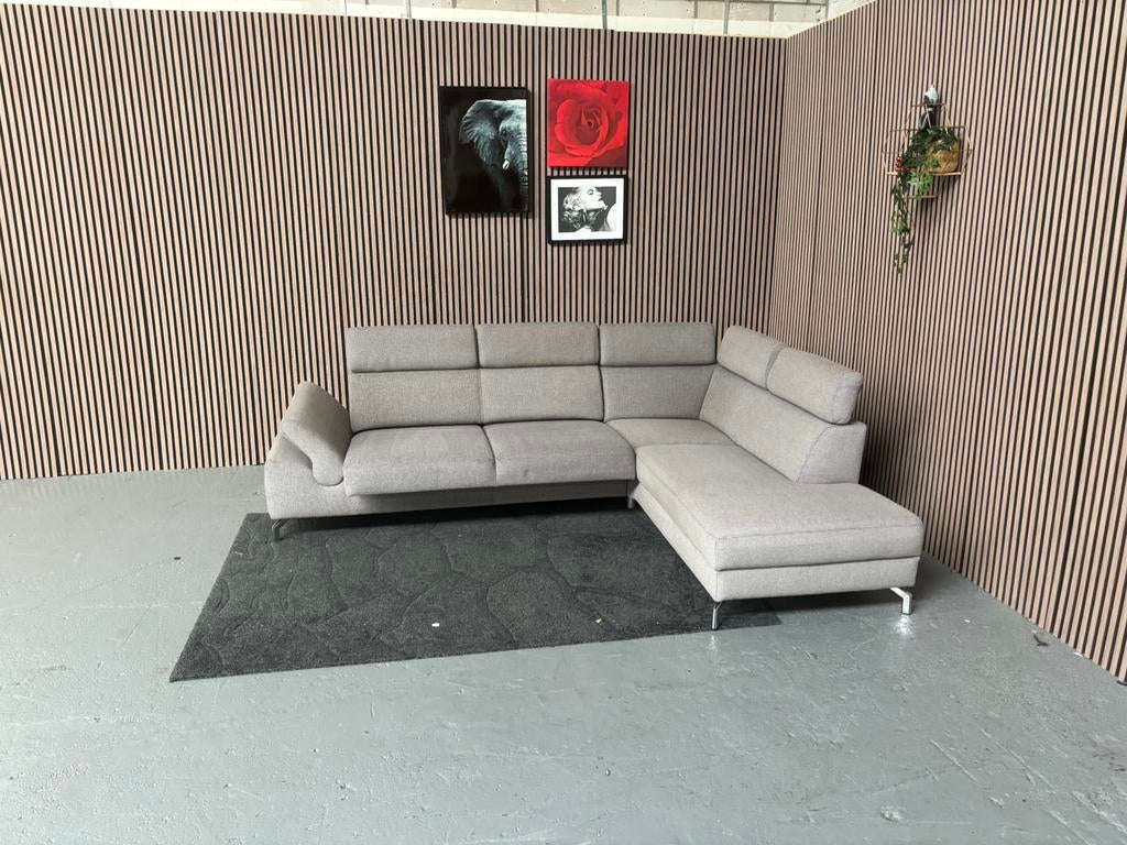 GRATIS LEVERING Montel Modena Hoekbank 275x210 GEREINIGD, 250 tot 300 cm, Hoekbank, Ophalen of Verzenden, Zo goed als nieuw