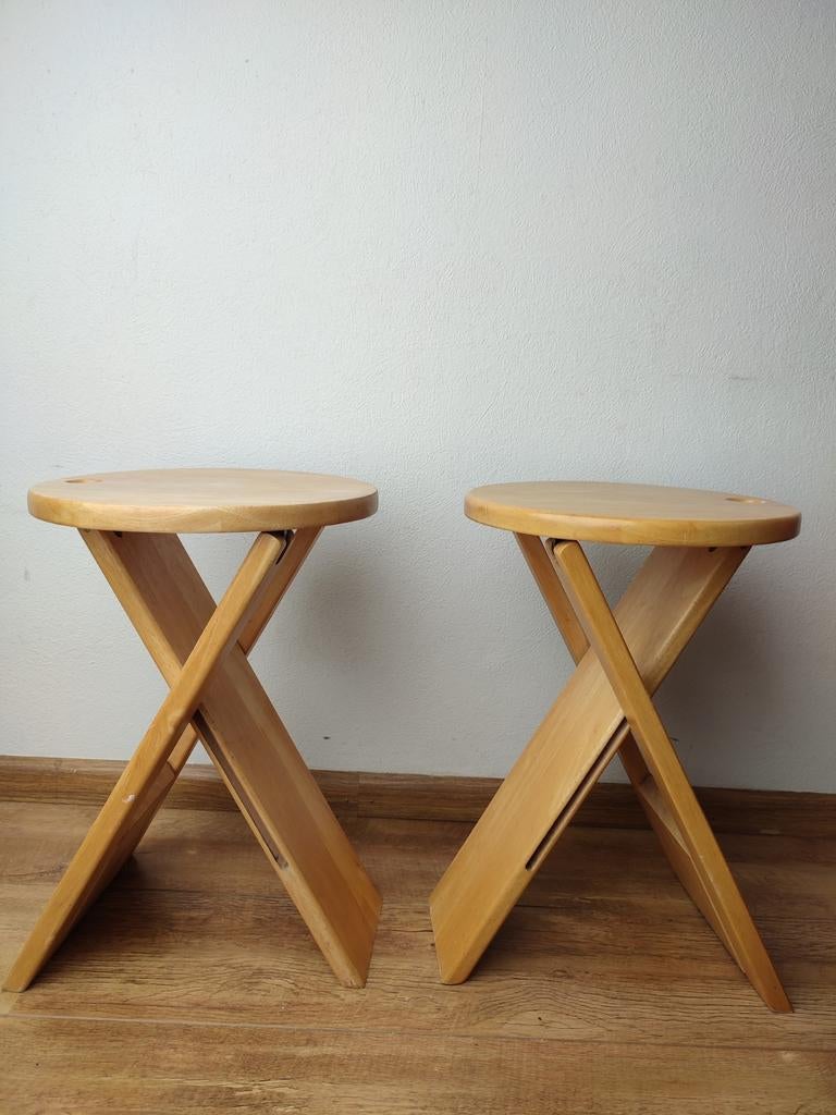 Adrian Reed Suzy Kruk krukjes, set van 2, princes design, Ophalen, Gebruikt, Hout