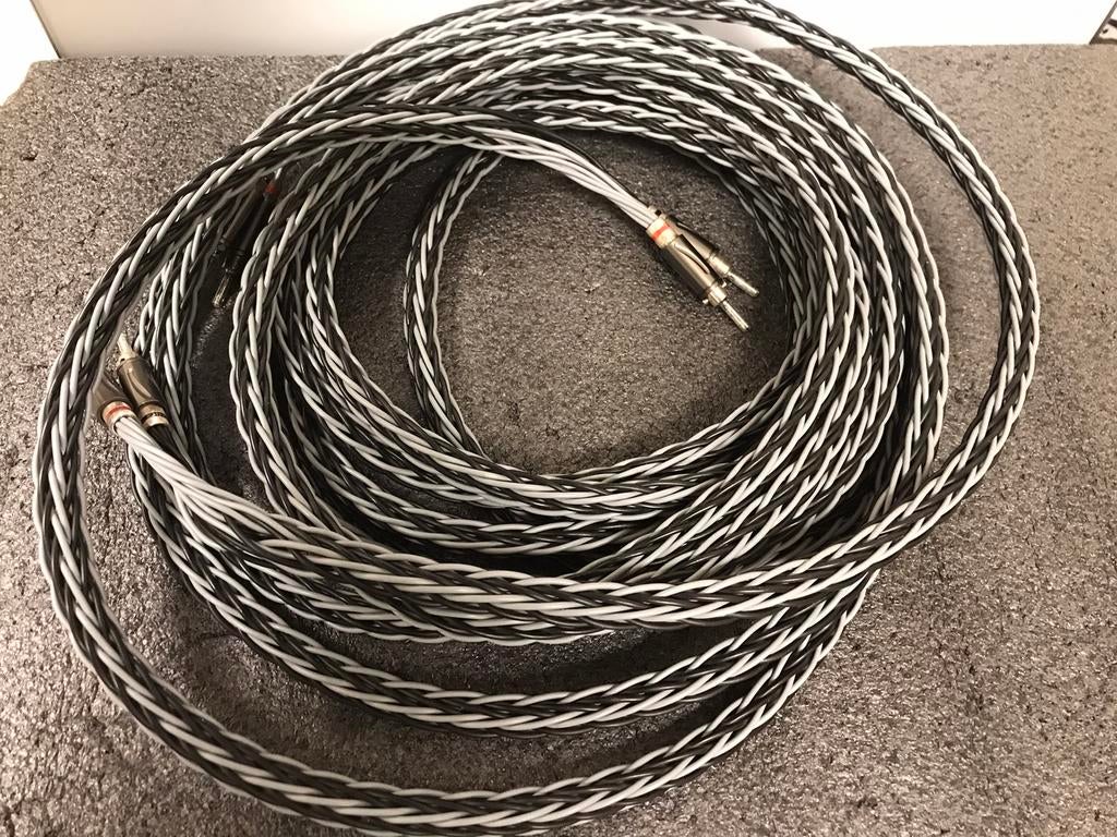 Kimber Kable 8VS luidsprekerkabel gemonteerd 2*3,60 mtr., Ophalen, Gebruikt, 2 tot 5 meter, Luidsprekerkabel