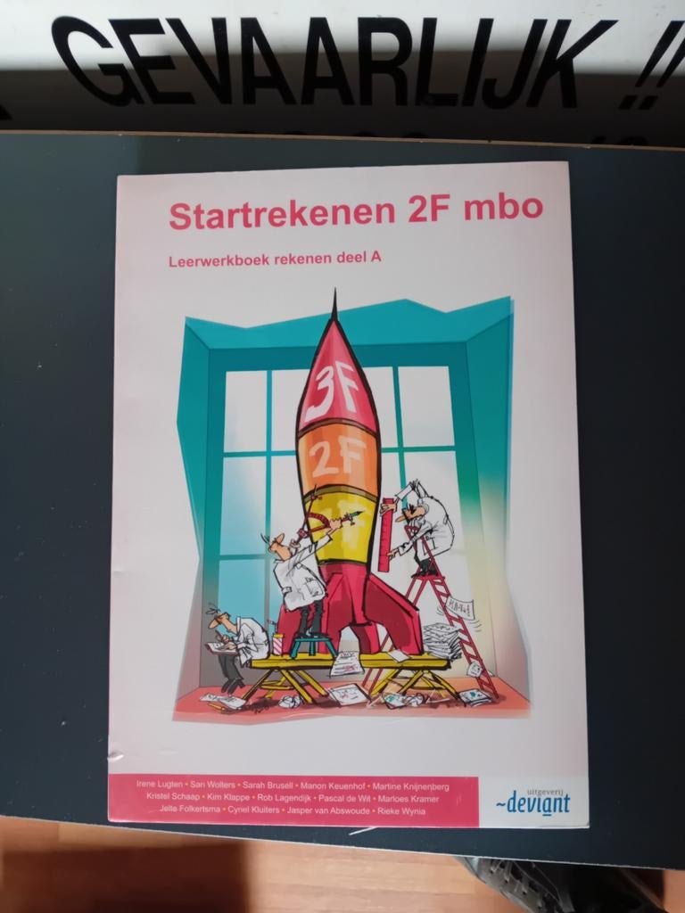 Startrekenen 2F mbo deel A & B, Ophalen of Verzenden, Zo goed als nieuw, Overige niveaus